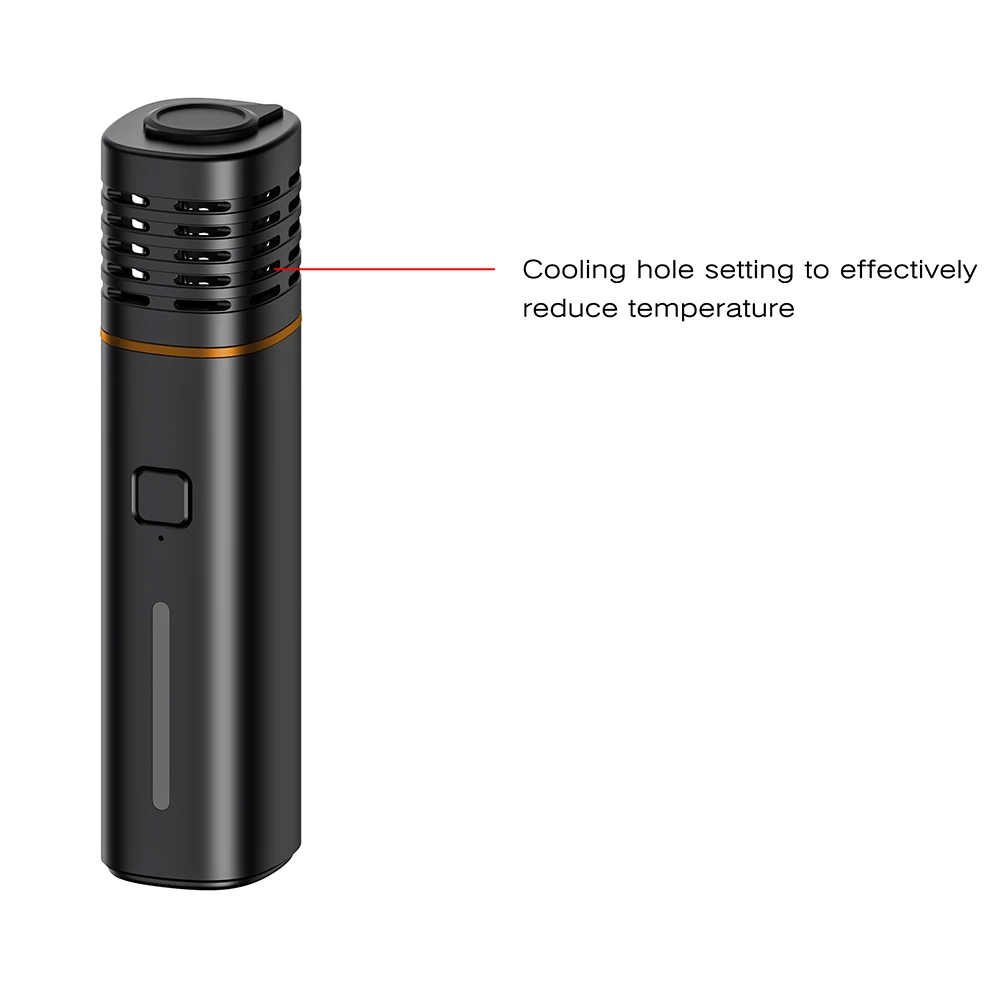 Испаритель сухих трав Kingtons BLK Elfin Vape Kit 1800mAh для емкости 1 мл с керамическим