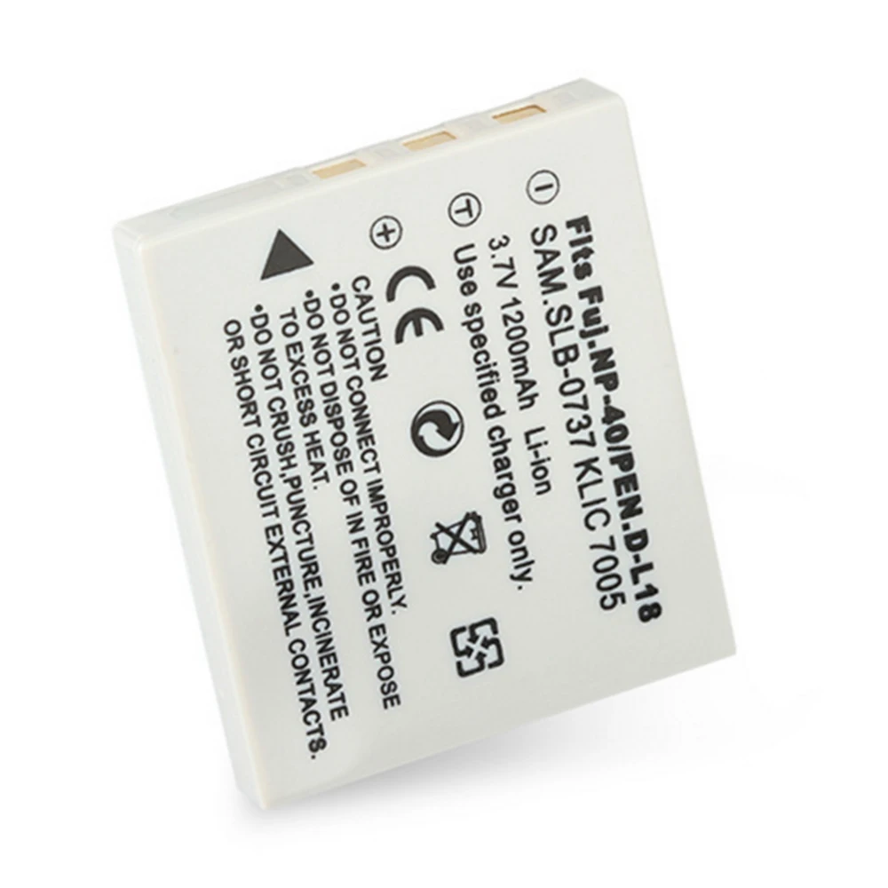3.7V 1200mAh NP-40 Battery for Fujifilm Fuji FinePix 455 F10 F402 F455 F460 F470 F610 F650 F700 F710 F810 F811 V10 Z1 Zoom Z2 Z3 |