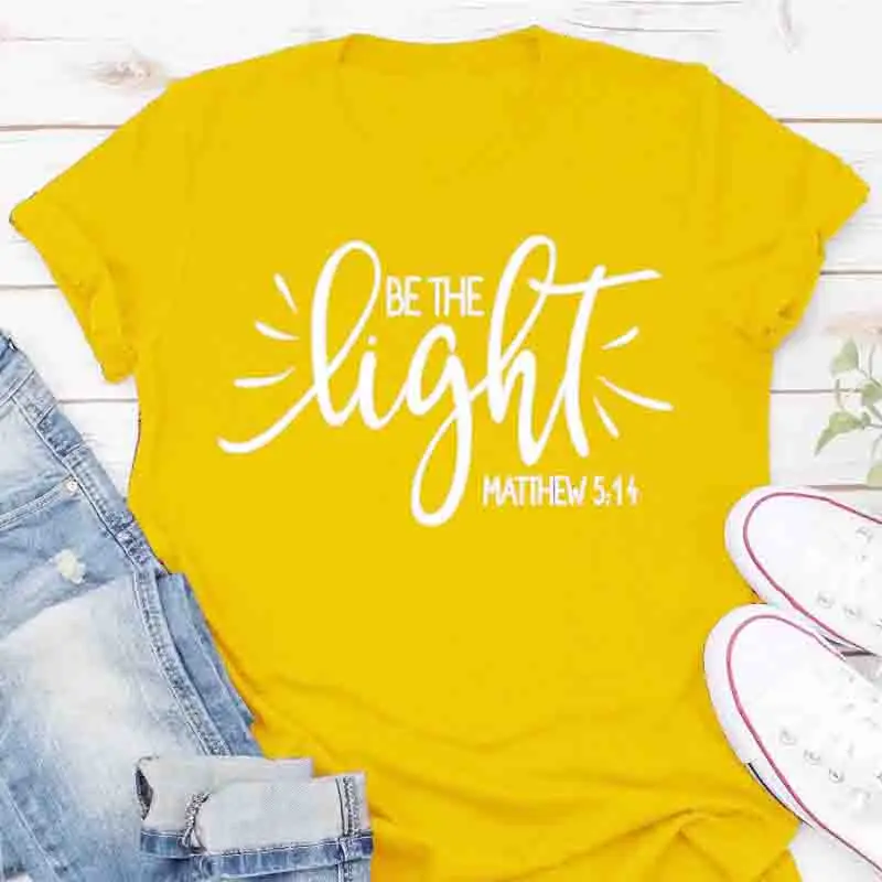 Быть светильник Кристиан рубашка большого размера модная слоган уличные Стиль