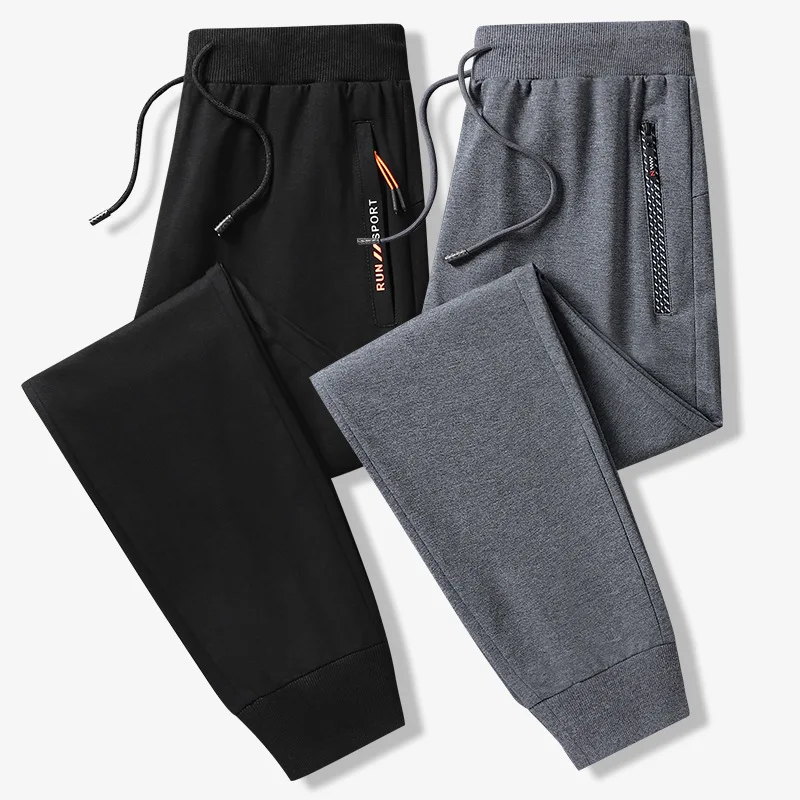 Spring  Autumn New Men's Sports Pants Cotton Straight Large Size Running Sports Casual Pants Men's Sweatpants Jogging Sporting