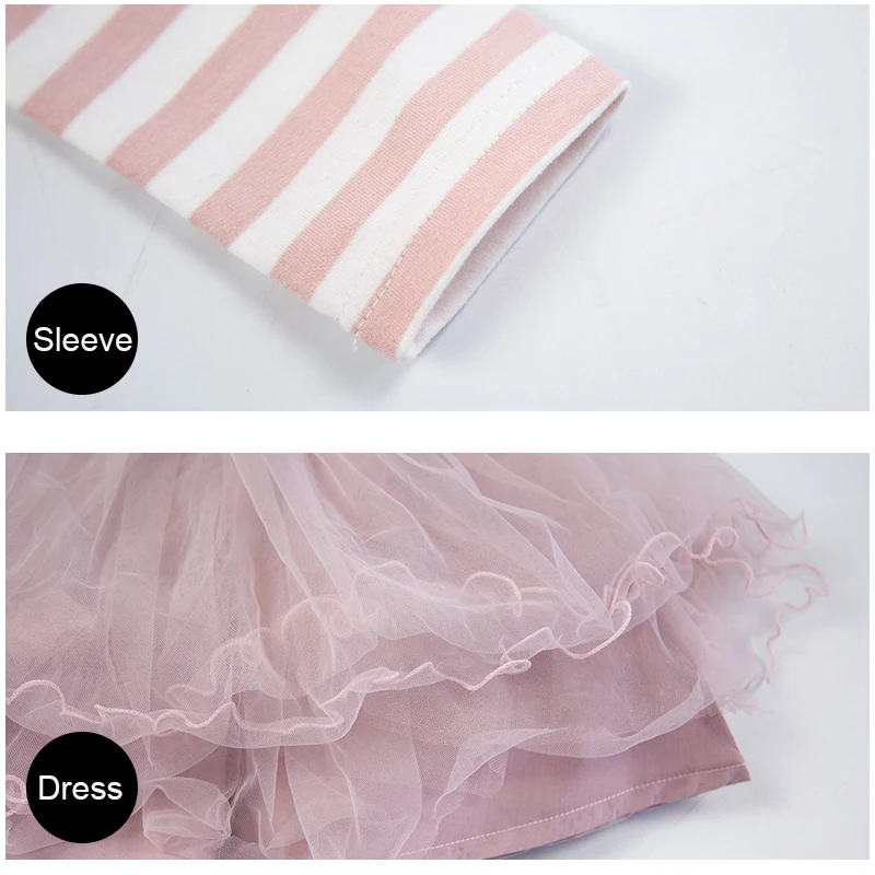 2 шт. Комплекты одежды для девочек детское платье принцессы весна-осень с