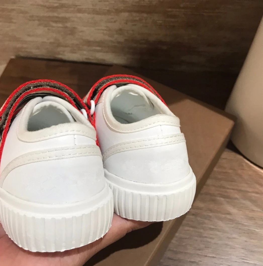 

Autumn and winter children's full leather webbing Velcro single shoe one foot pedal boys and girls fashion versatile sports