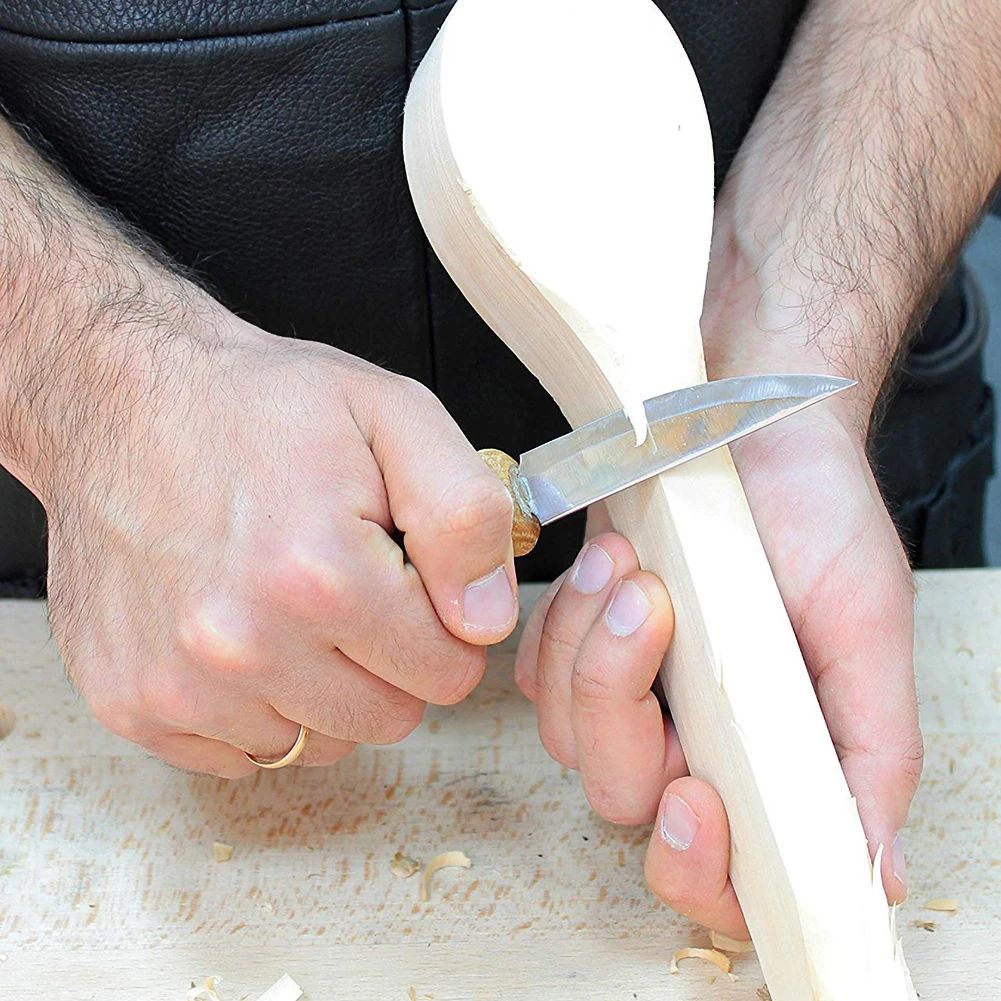 Нож из американского черного ореха ручка деревянная ложка материалы для