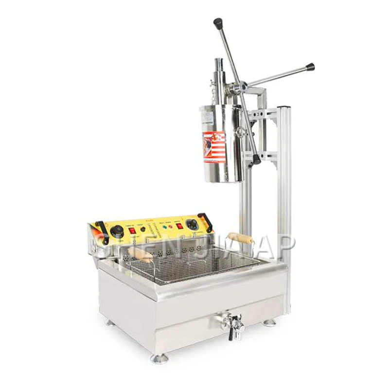 

NP-281 Commercial Churros Machine 5 Liters Luxury Latin Fruit Machine Dessert Manufacturing Entrepreneurial Preferred Tool 220V