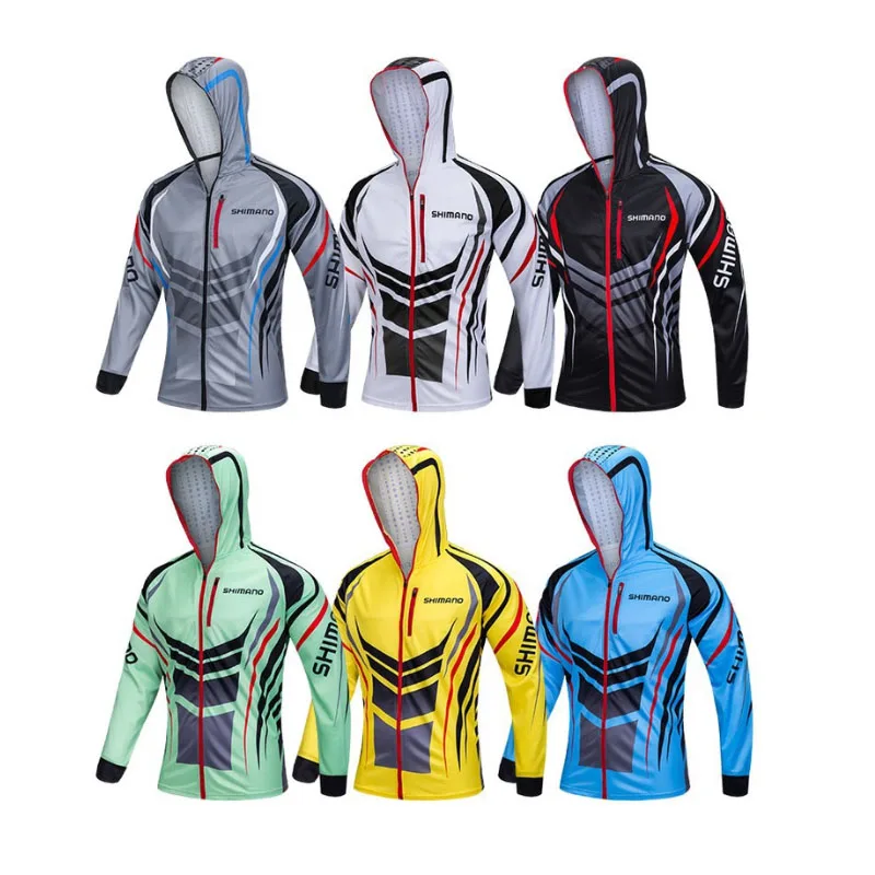 

Fishing clothes Cycling suits long-sleeved quick drying ventilation outdoor Anti-UV sunscreen Hiking clothing shirts