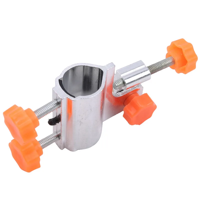 

Portable Aluminiumlegering Paraplubak Aas Lade Houder Vissen Verstelbare Stoel Mount Accessoires Voor Diameter Vissen Stoel