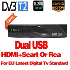 DVB-T2 цифровой ресивер поддерживает H.265HEVC DVB-T H265 Hevc Dvb t2 горячая Распродажа Европа