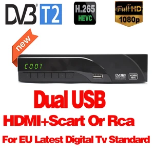 DVB-T2 цифровой ресивер поддерживает H.265HEVC DVB-T H265 Hevc Dvb t2 горячая Распродажа Европа