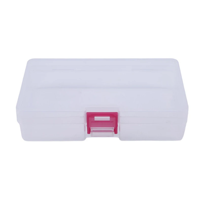 Прямоугольный ящик для хранения ногтей Пинцет Щетки кутикулы Очистка ватных