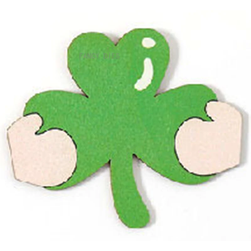 

2021 Новинка с листком клевера форма для высечки Diy украшение для альбома деревянный нож