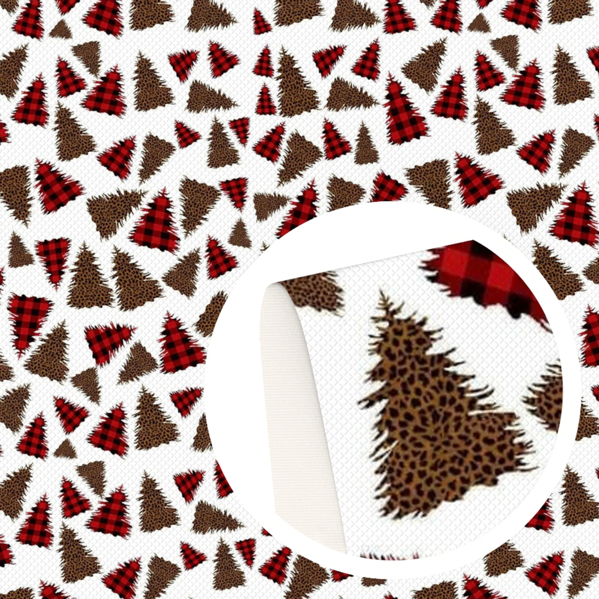 Простыни из искусственной кожи с принтом Рождественская синтетическая кожа для