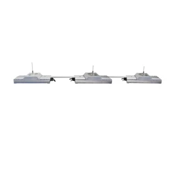 with hanging kit 3 шт. DSuny морской Светодиодный светильник для аквариума s для аквариума головной светильник s chihiros rgb полный спектр рифовый коралловый кронштейн - Цвет: with hanging kit