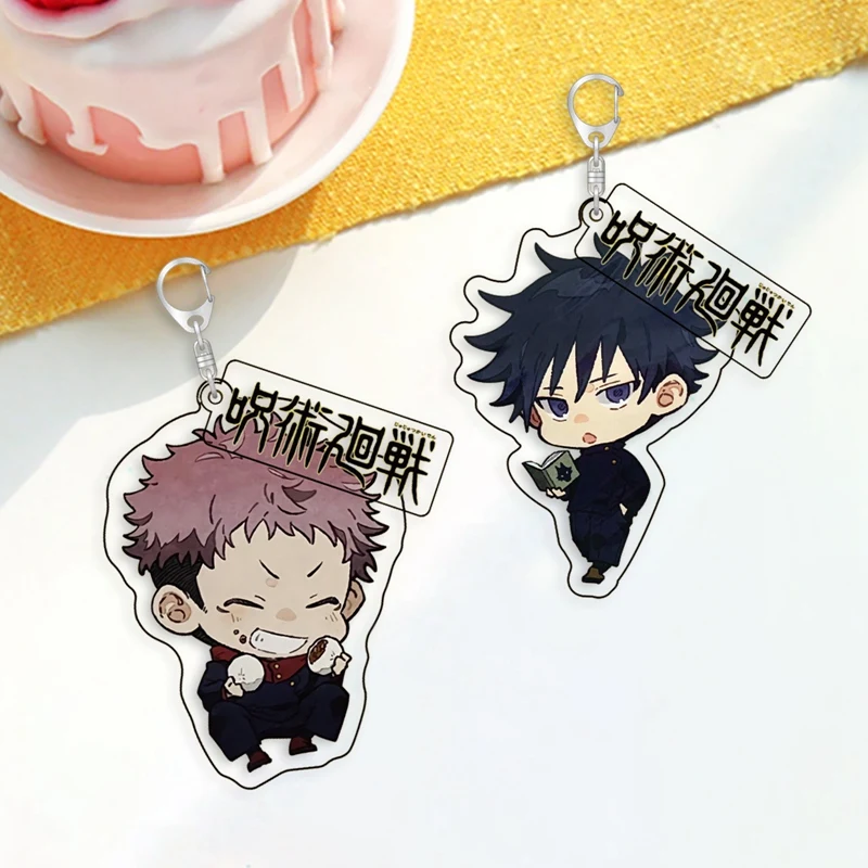 Аниме юютсу Kaisen Satoru Ryoumen Sukuna Itadori Yuuji Key цепочки брелок Cosplay акриловый подвесной |