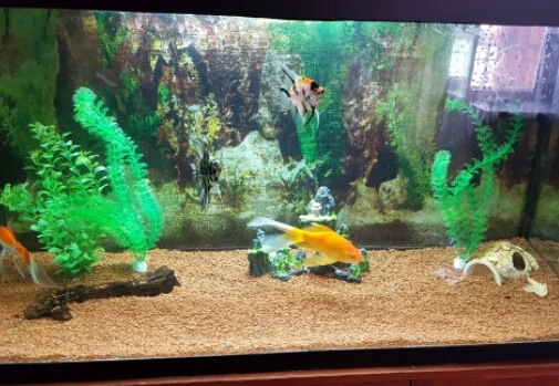 

New 32CM artificial underwater plants aquarium fish tank decoration green purple water grass viewing decorations 30