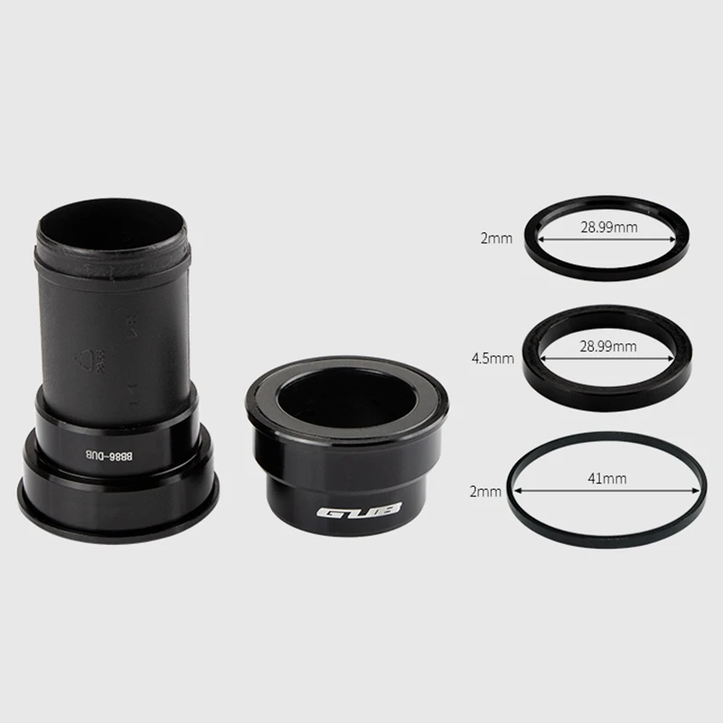 

GUB Bike Bottom Bracket Mountain Bike Bottom Bracket Shell Threaded MTB Bottom Bracket Crank Set Bearing Axis Parts