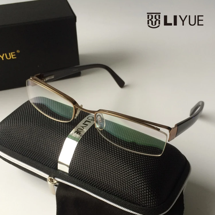 Золотая оправа для очков мужские очки чтения по рецепту винтажные оправы модные