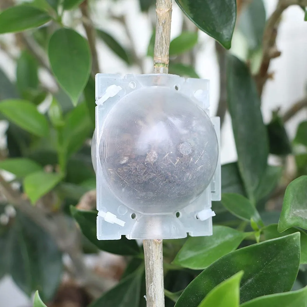 

9 Pcs Plant Rooting Pot Microgreens Flower Planter Propagation/Ball Box Growing/Grafting High Pressure For Garden Tools