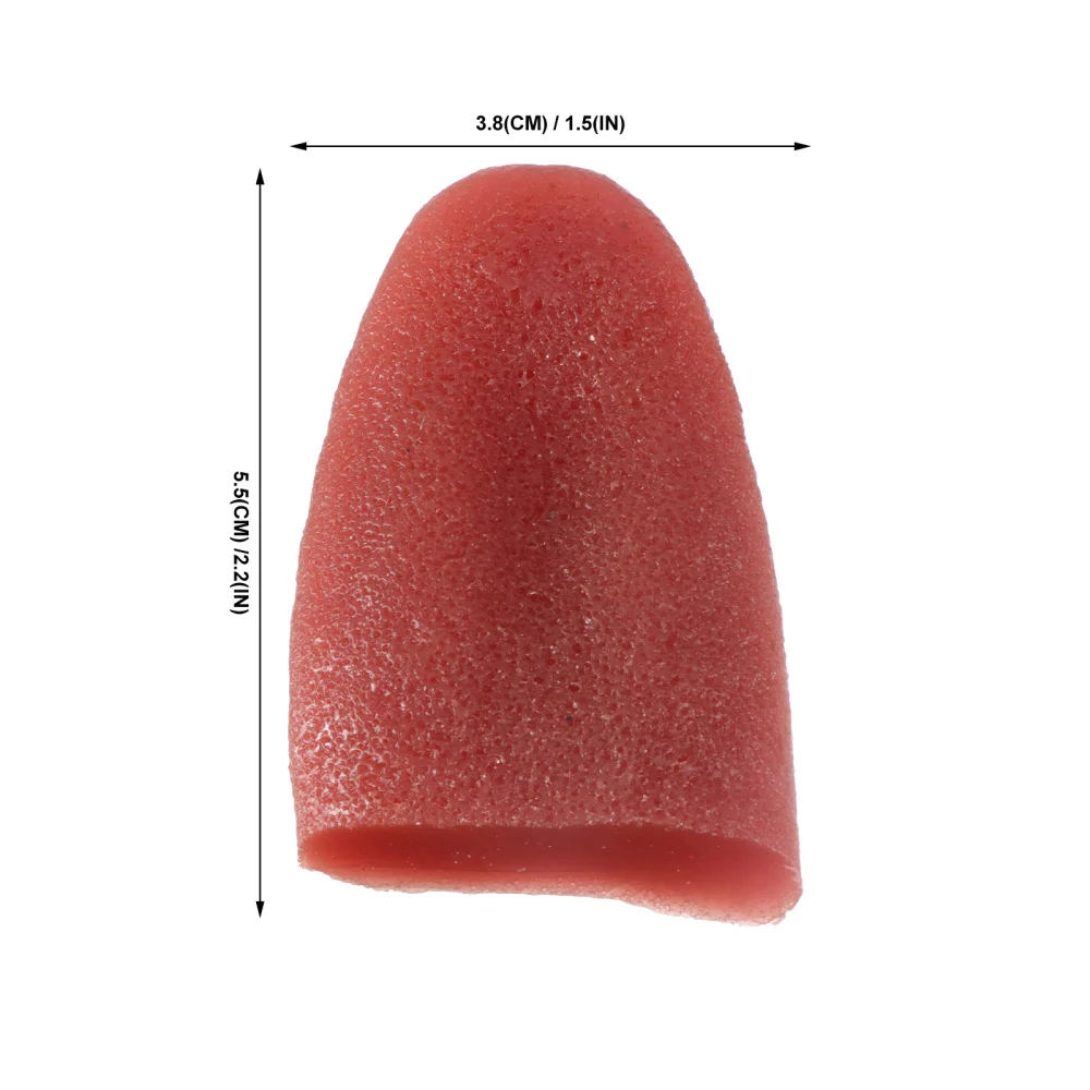 

10pcs Sticky Tongue Prop April Fools' Day Prop Simulated Tongue Prank Prop
