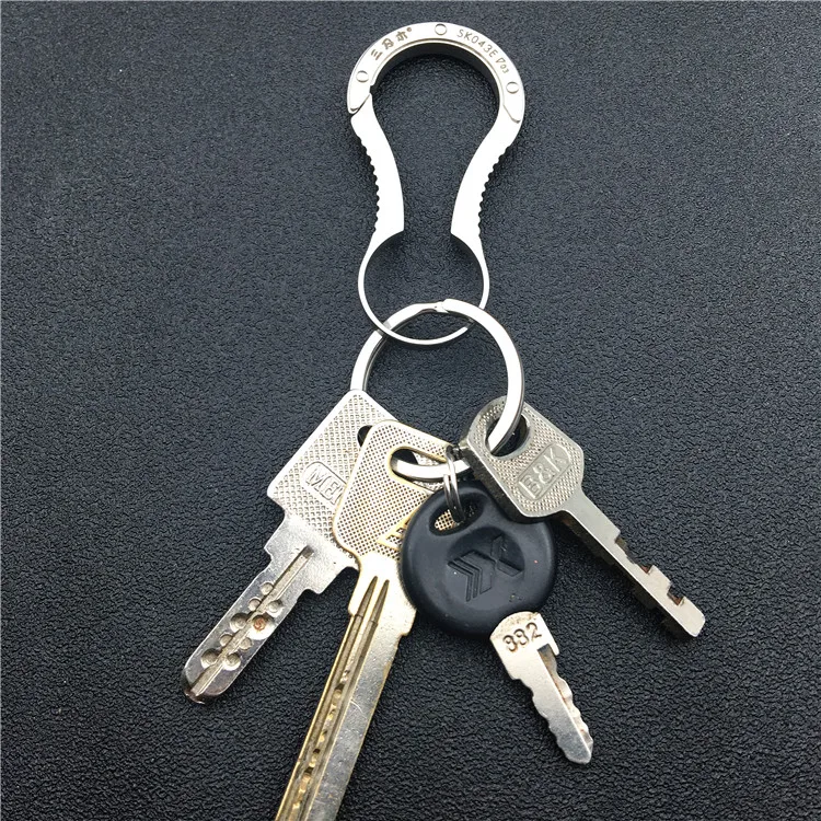 Фото Sanrenmu SK043E Stainless Steel  Keyring Key Chain  Car Keychain №1