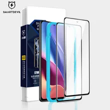 SmartDevil Diamonds Tempered Glass Screen Protectors for POCO F3 X2 F2 Pro Full Cover Glass For Redmi K30 Pro K40 HD Bluelight