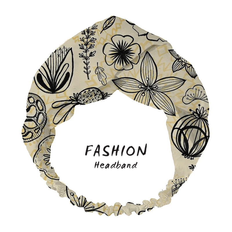 2020 Модные женские летние аксессуары для волос богемные повязки мексиканские