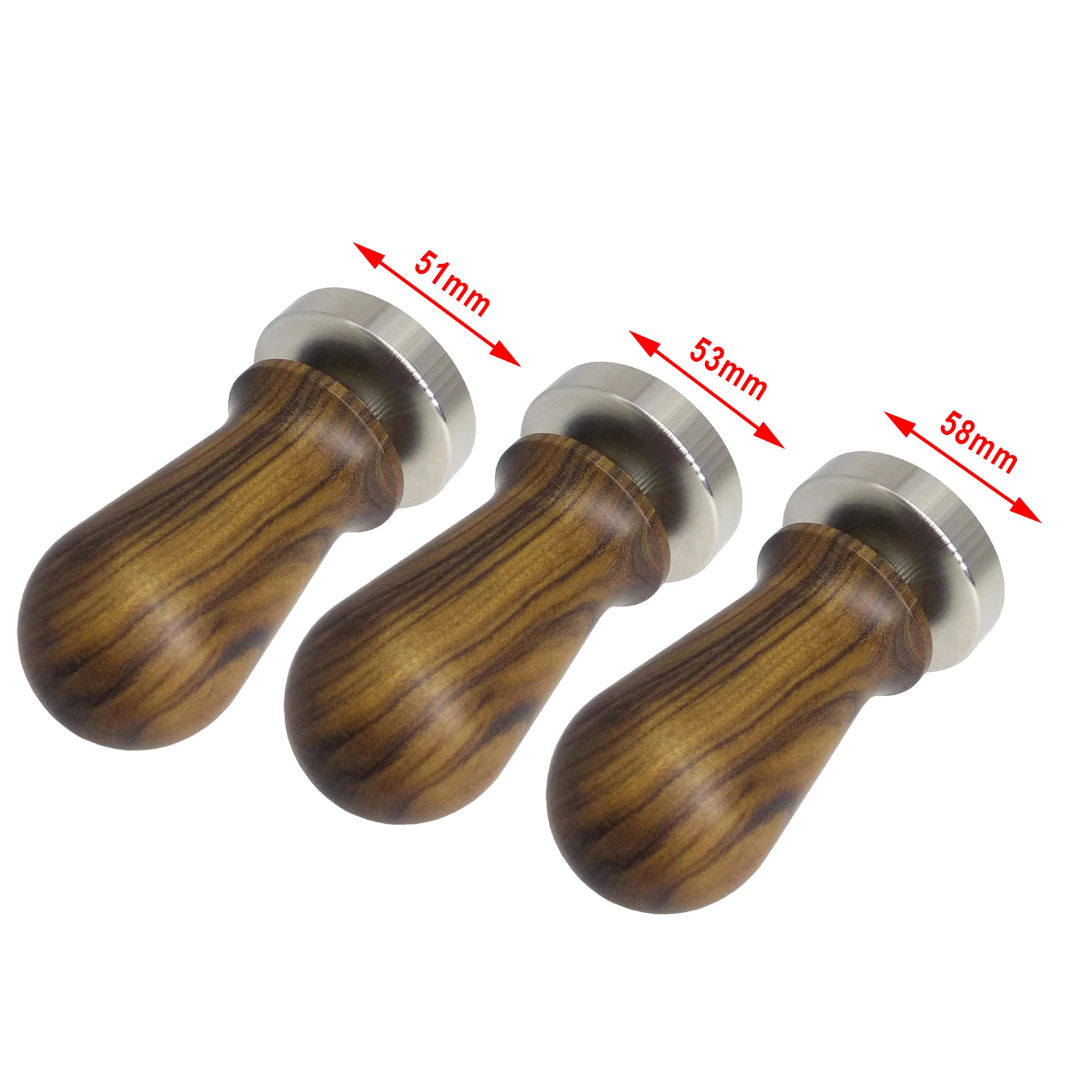 

Stainless Steel Coffee Tamper 51/53/58mm Barista Espresso Base Coffee Bean Press