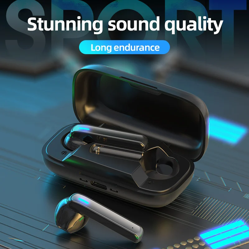 

Bluetooth-Compatible V5.0 Earphones TWS True Wireless Headphones In-Ear Earbuds Waterproof Mini Headsets Stereo Sports Earpiece