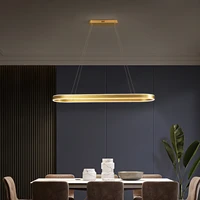 oval pendant lights restaurant bar northern europe modern simple personality reception room study led office lamp