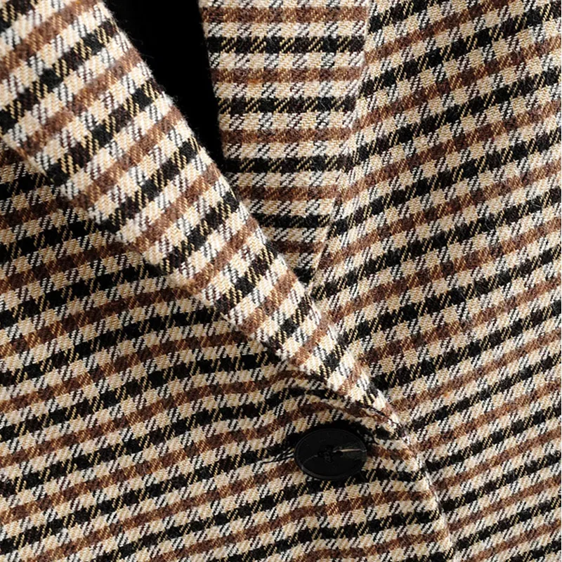 

Casual Suit All-Match Houndstooth Casual Suit Jacket