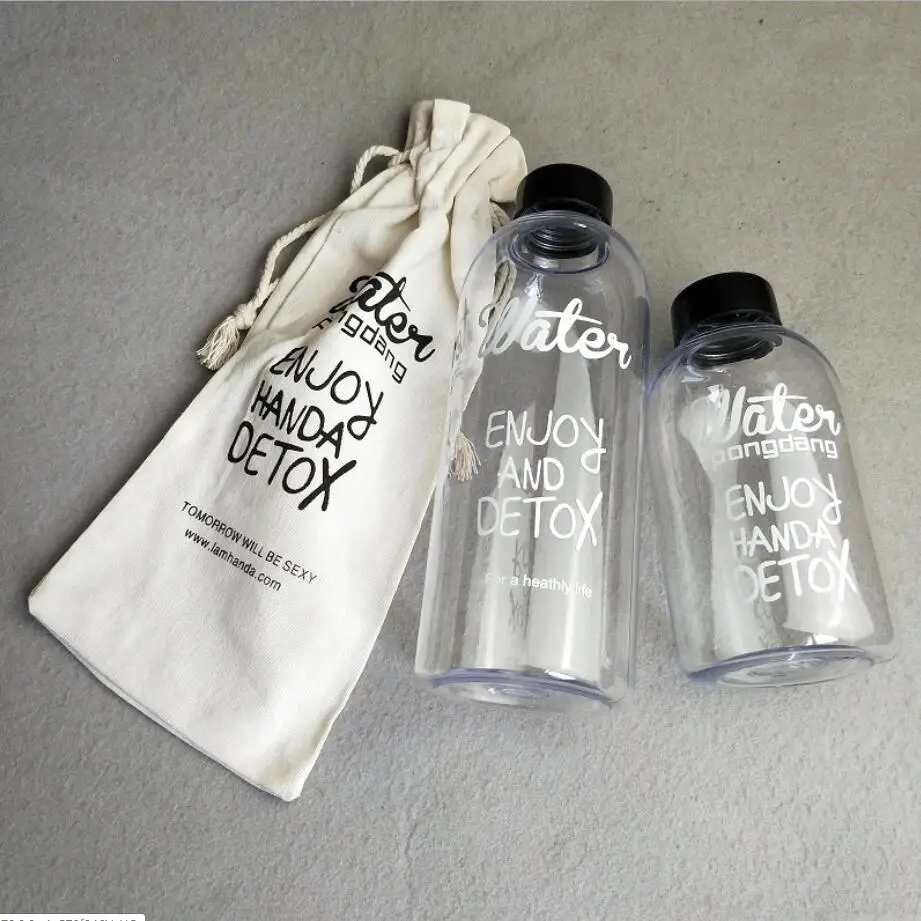 Портативная прозрачная короткая пластиковая спортивная сумка для бутылок с