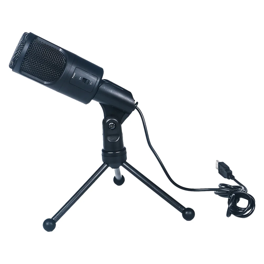 For Computer Home USB Microphone Plug And Play Easy Install Speech Studio Recording Cardioid Condenser Laptop Multifunctional |