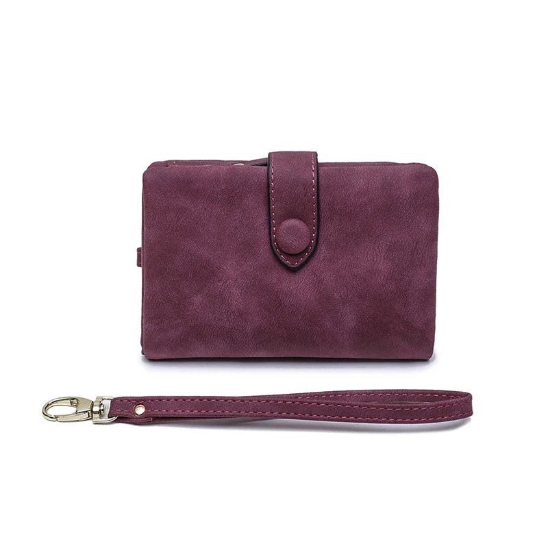Wine red S Новинка, женские кошельки из искусственной кожи, женские длинные кошельки на застежке, большая вместительность, Carteras, кошелек на молнии, Дамский кошелек, держатель для монет, карт, клатч - Цвет: Wine red S