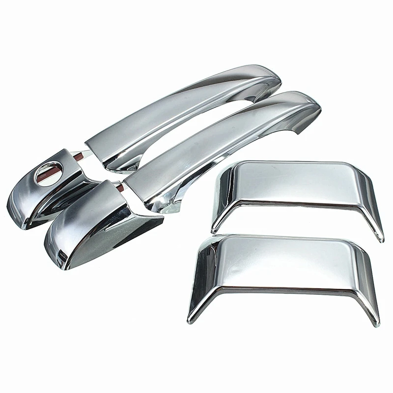 

6 Pcs Car Chrome Door Handle Cover Trim Set for Jeep Compass 2007-2016