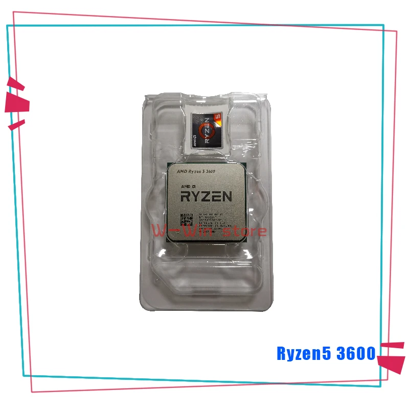 Процессор AMD Ryzen 5 3600 R5 3600 3,6 ГГц шестиядерный процессор с 12 резьбой 7нм 65 Вт L3 = 32 м 100-000000031 разъем AM4