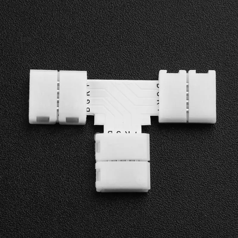 5050SMD RGB Разъем для светодиодной ленты 4pin 10 мм T Форма X форма Бесплатная Сварка