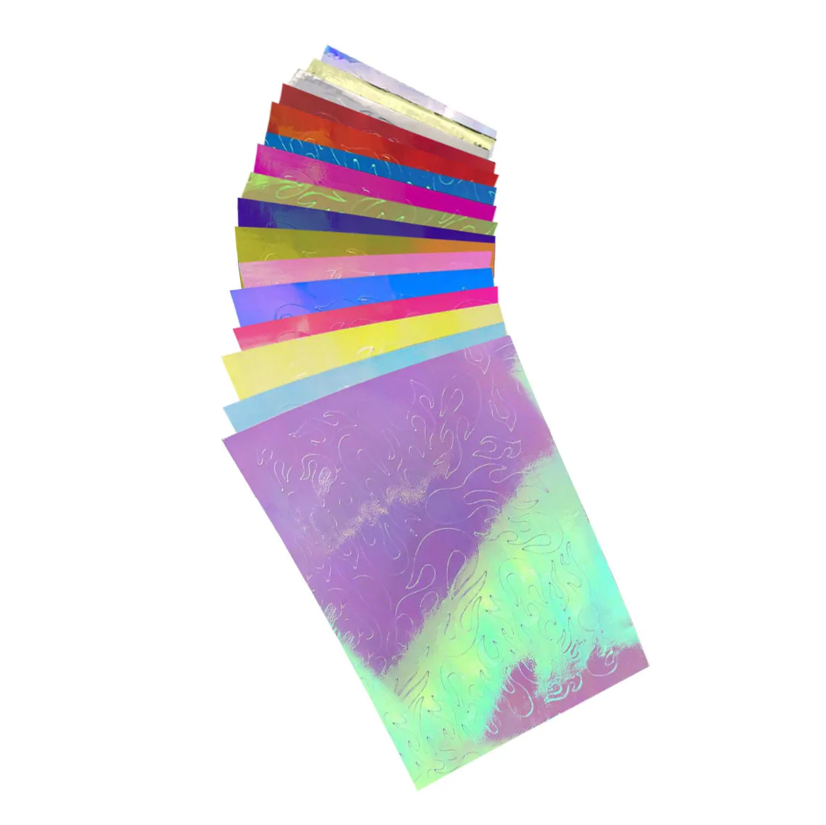 16 шт. наклейки для дизайна ногтей клейкая пленка с пламенем украшения своими