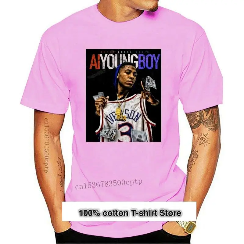 

Camiseta UNISEX de talla S a 3XL de EE. UU., camisa de YOUNGBOY NEVER BROKE AGAIN 2021, EN1, novedad de 2021