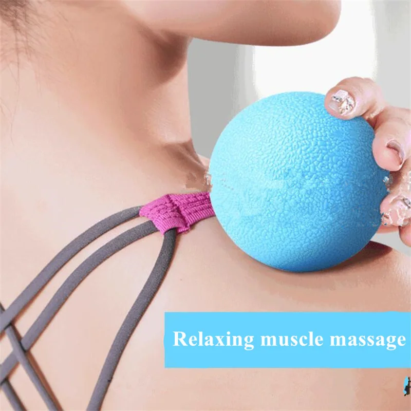 

TPE Fascia Ball Lacrosse Muscle Relaxation Exercise Sports Fitness Yoga Peanut Massage Ball Trigger Point Stress Pain Relief