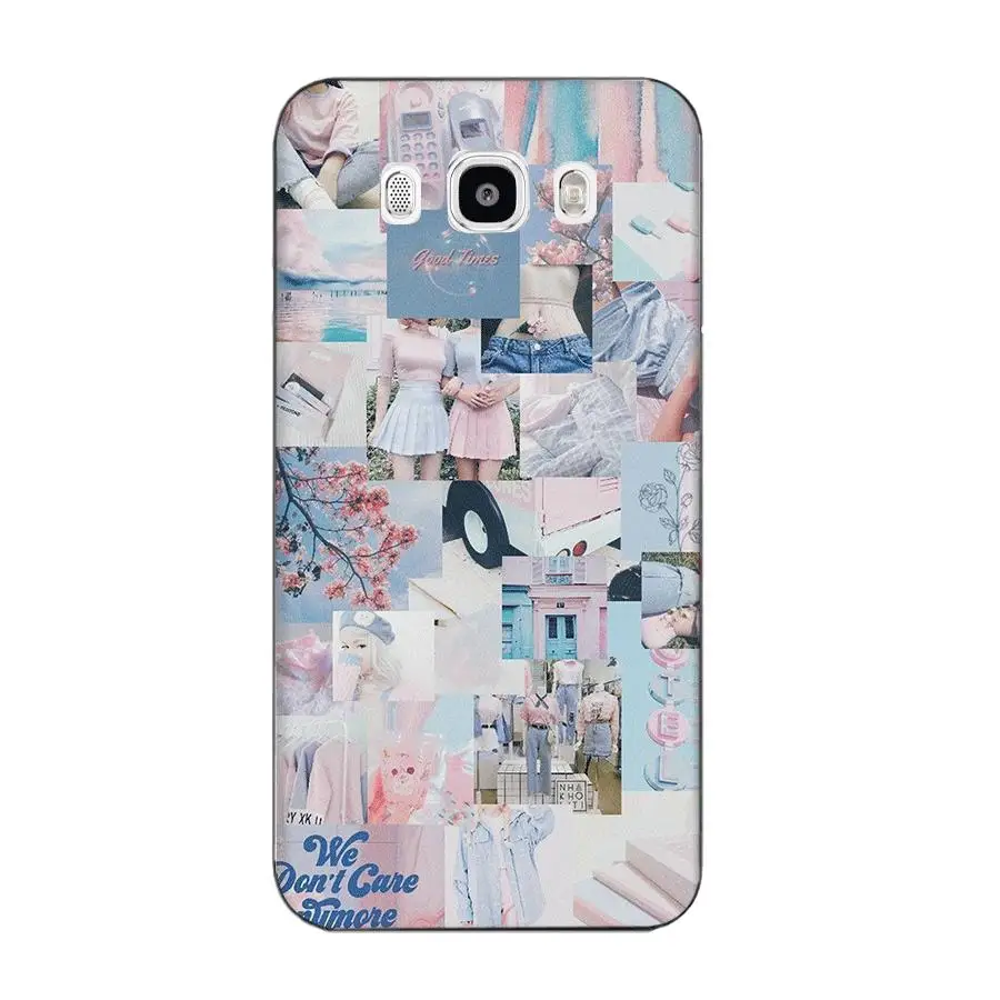 Силиконовые чехлы для телефонов розовая эстетика Galaxy Grand A3 A5 A7 A8 A9 A9S On5 On7 Plus Pro Star