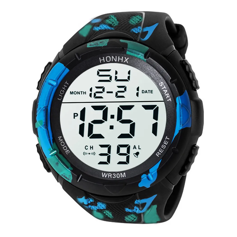 Luxury Sports Watch Men Analog Digital Military Silicone Army Sport LED Horloges Wrist Watches Men Relogio Masculino For Gifts