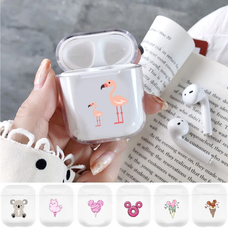 Мягкий милый чехол для Air Pods с десертом пончиком льдом мультяшный Apple Airpods 1/2 милые