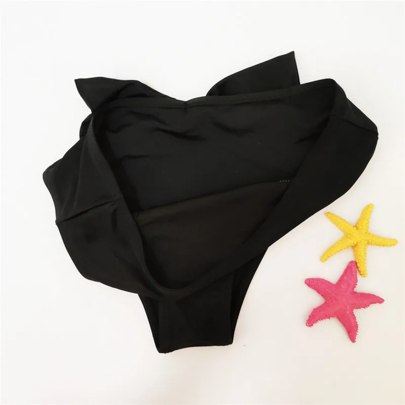 ECCP Sexy сексуальный бантик крошечный Бразильский бикини Низ женский купальник