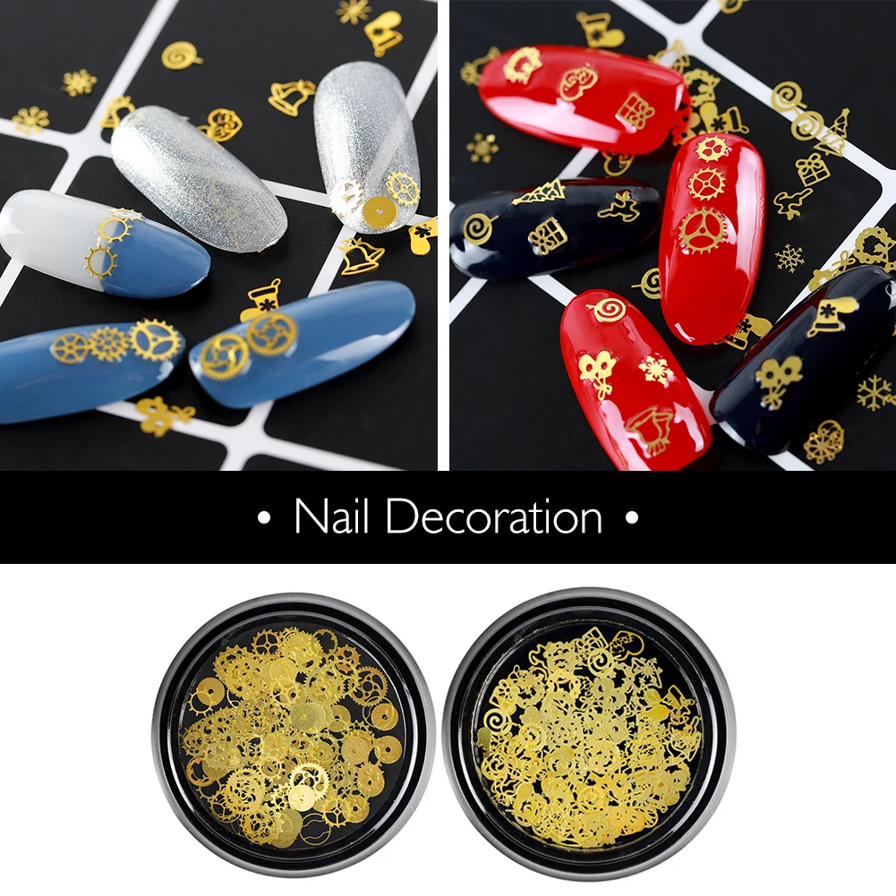 COSCELIA 3D Золотой Серебряный ноготь амулеты металлические заклепки Шпильки стразы