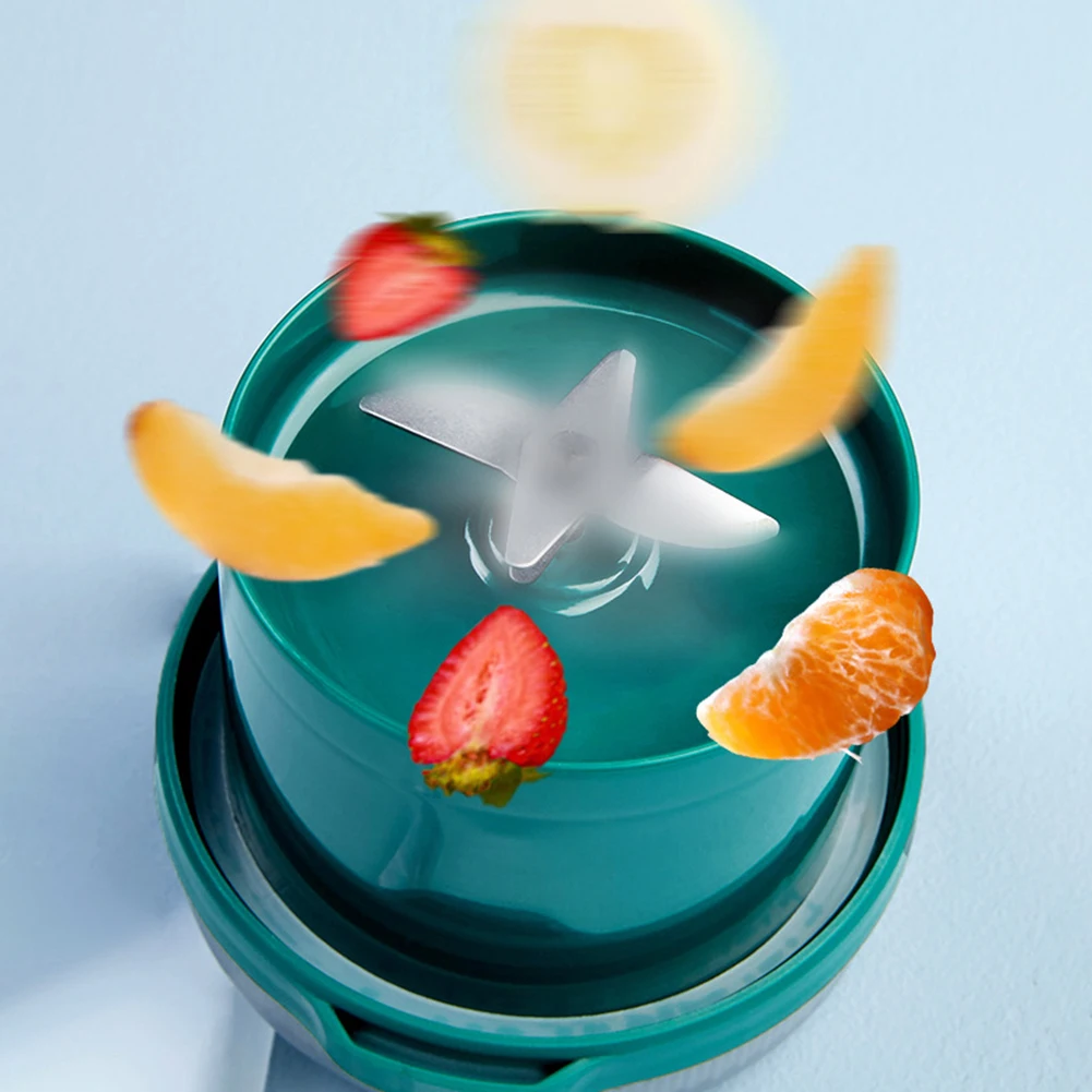 

300ml Electric Juicer Machine Portable USB Rechargeable Mixer Smoothie Maker Blender Food Processor Cup Kitchen Tool