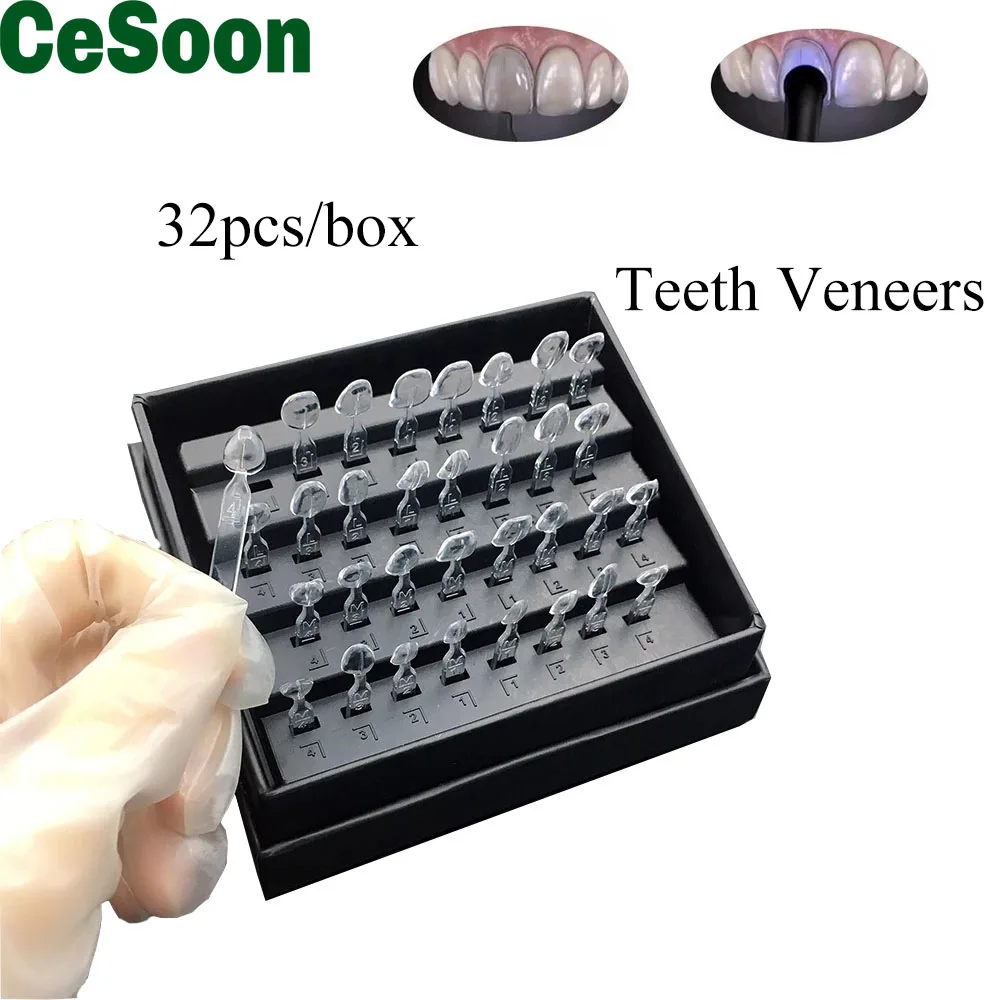 

32Pcs/Box Dental Teeth Mould Veneers Composite Resin Mold Light Cure Autoclave Fast Quick Anterior Front Dentist Whitening Tools