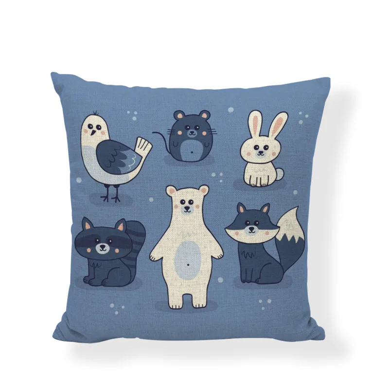 Мультяшные животные богатый Кот Чехол для декоративной подушки украшение дома