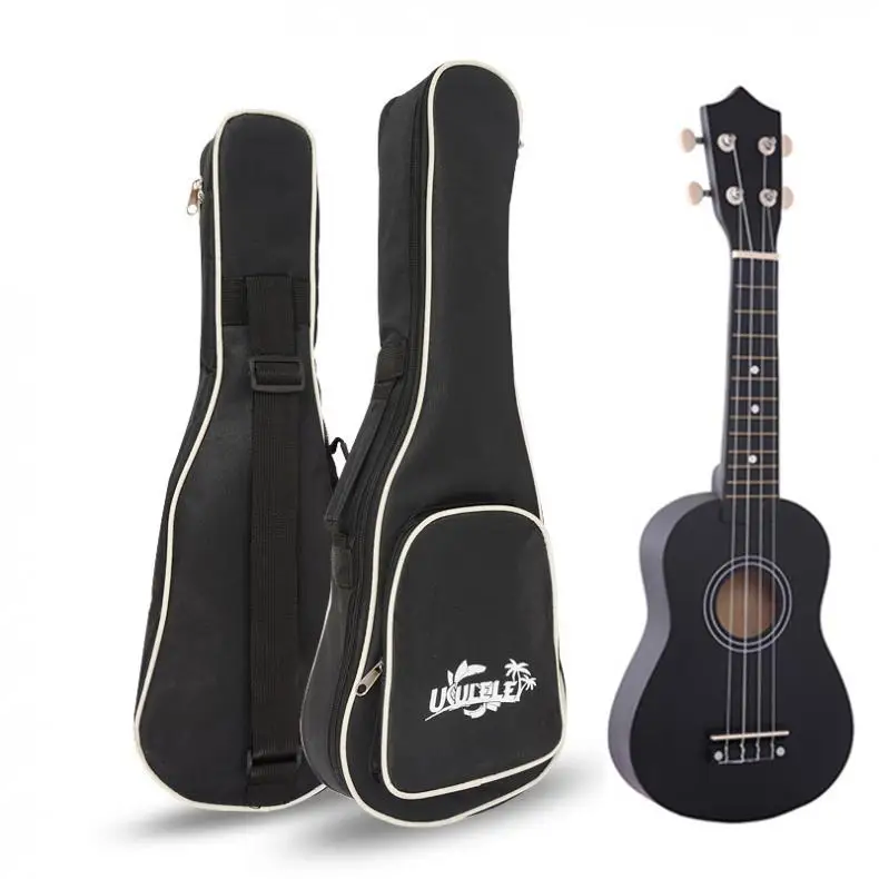 21 Inch Ukulele Bag Soft Case Cotton Ukelele Waterproof Hawaii Four String Guitar Backpack Adjustable Shoulder Straps | Спорт и