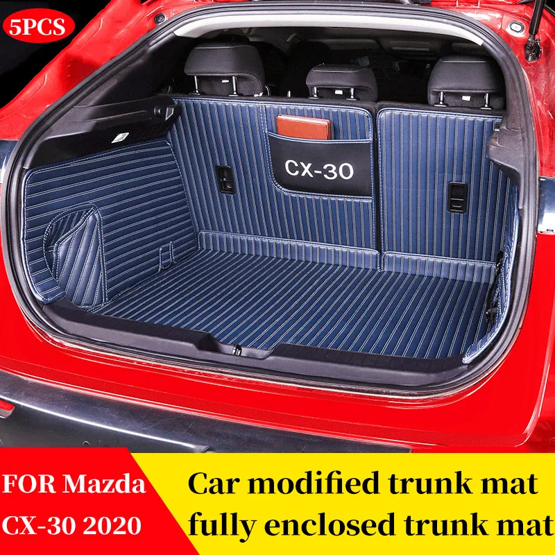 Коврики для багажника Mazda CX-30 CX30 2020 водонепроницаемые защитные накладки на