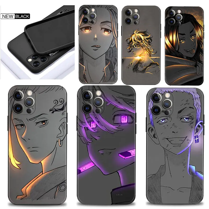 

CellPhone Case For Apple iPhone 11 13 12 Pro Max Mini X XR XS Max 6 6S 7 8 Plus 5 5S SE(2020) Beat Coque Mikey Tokyo Revengers