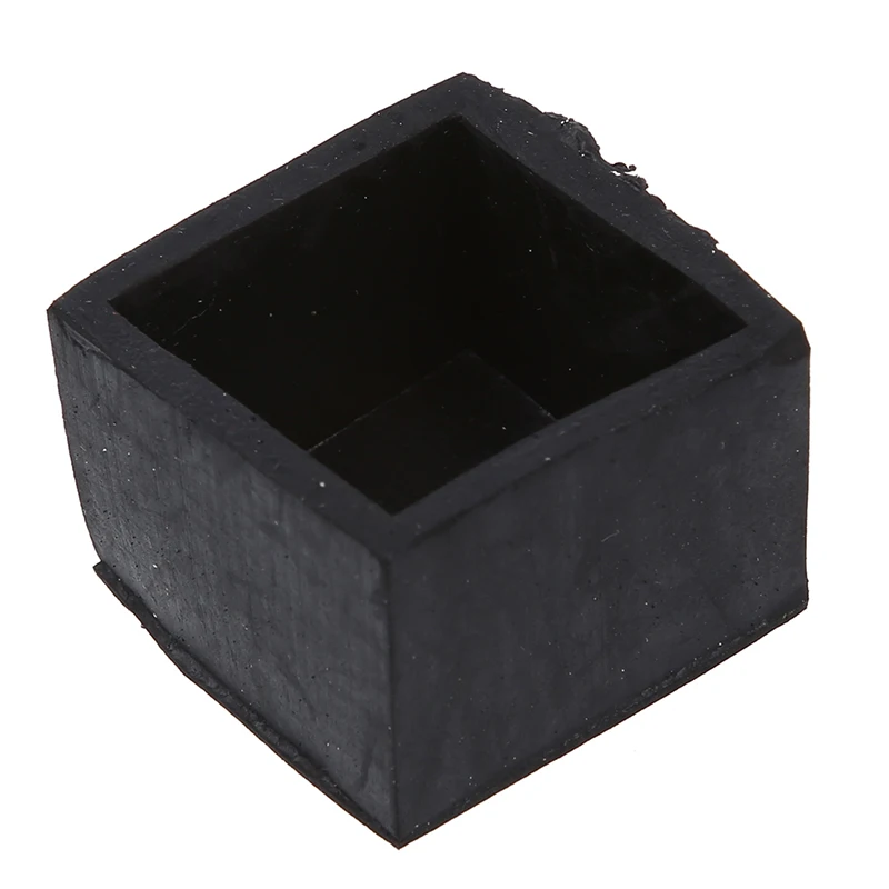 Мода 4 шт черный стул ножки стола резиновые ноги крышки протекторы 28 мм x